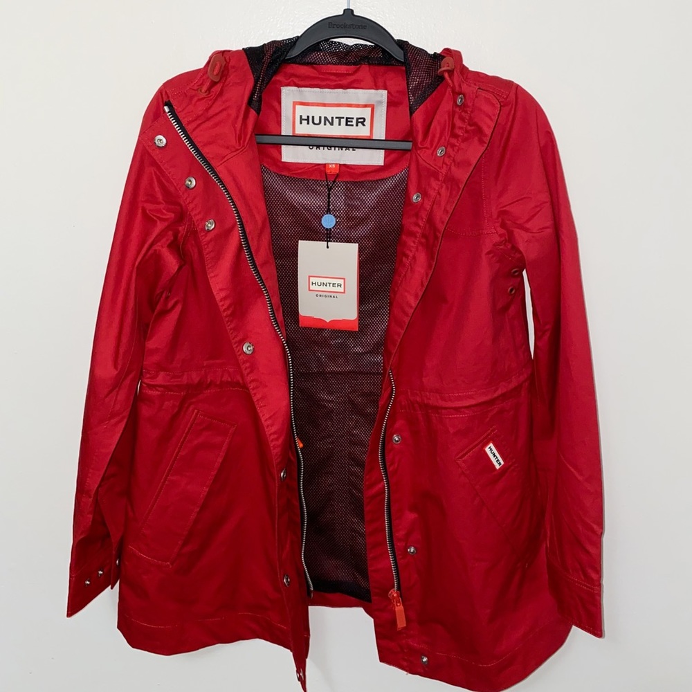 Hunter Women’s Red Original Waterproof Jacket
